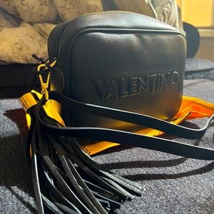 VALENTINO new Embossed Logo Crossbody Bag
